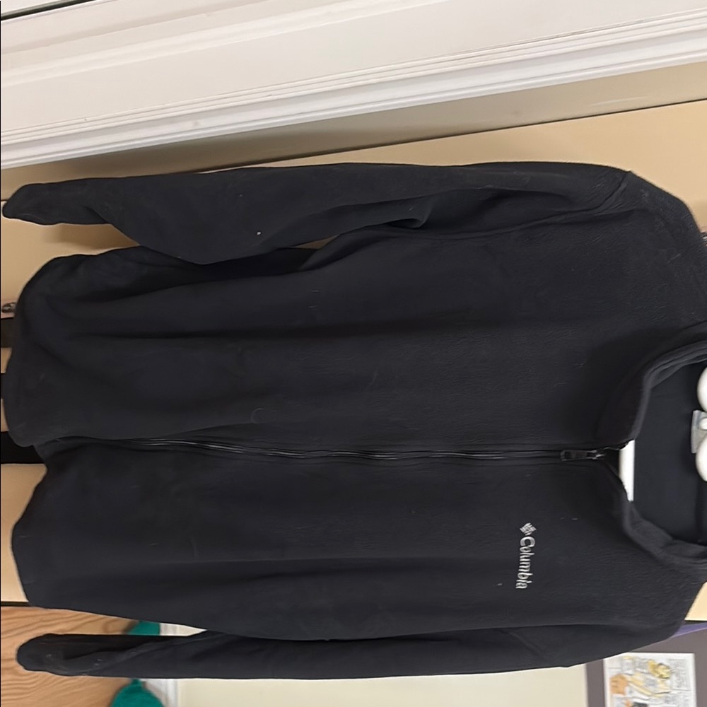 Columbia Black Full-Zip Jacket
